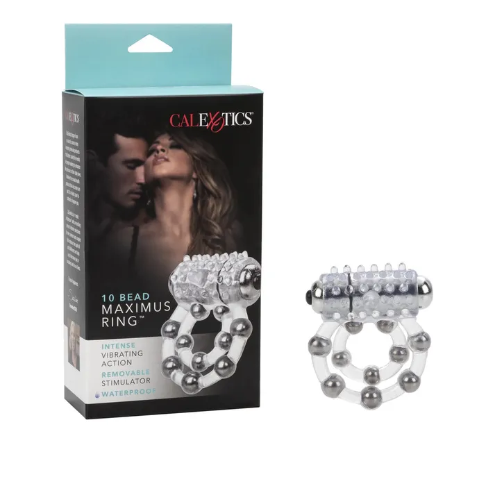 10 Bead Maximus Cock Ring | California Exotic Male Sex Toys