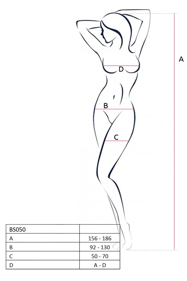 Bodystockings & Playsuits | Bodystocking BS050 White - Passion Lingerie Bodystockings & Playsuits | Bodystocking BS050 White - Passion Lingerie