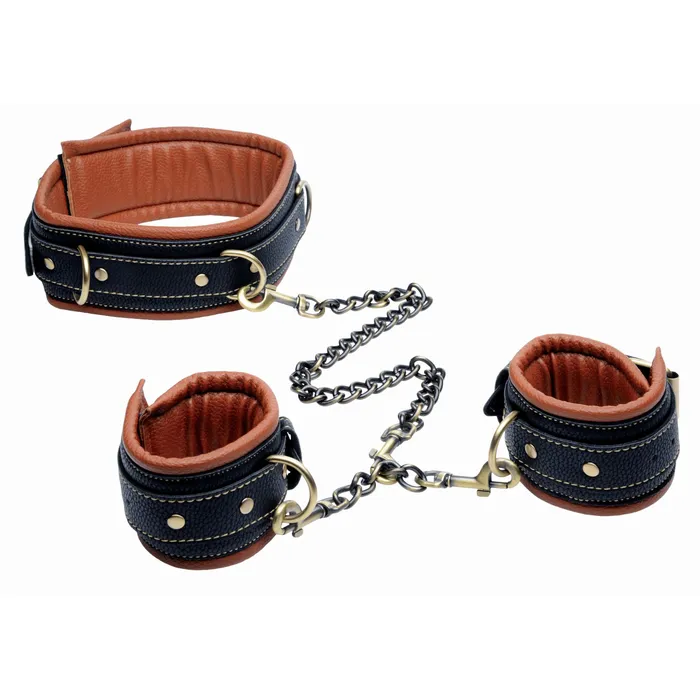 Coax Collar to Wrist Restraints | Master Series Couples Coax Collar to Wrist Restraints | Master Series Couples