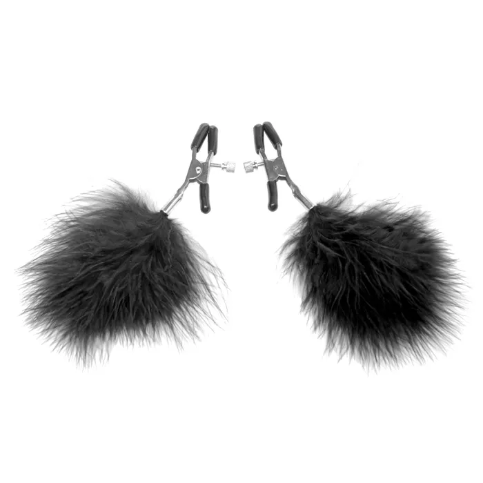 Frisky Feathered Nipple Clamps | Nipple & Clitoral Toys Frisky Feathered Nipple Clamps | Nipple & Clitoral Toys