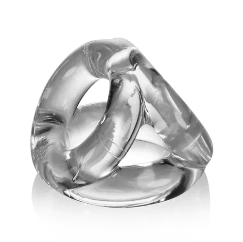 Male Sex Toys Oxballs Tri Sport 3 Ring Sling Atomic Jock Clear