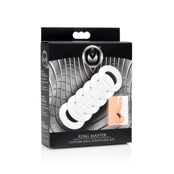 Master Series Couples | Ring Master Custom Ball Stretcher Kit - Silver/Grey Master Series Couples | Ring Master Custom Ball Stretcher Kit - Silver/Grey
