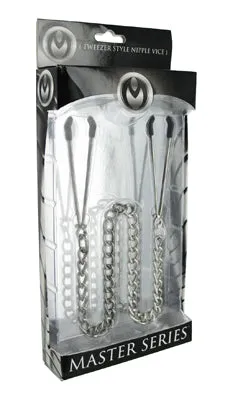 Master Series Nipple Clitoral Toys Reign Tweezer Style Nipple Vice