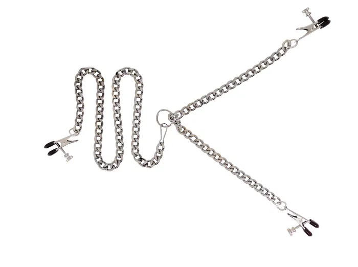 Nipple & Clitoral Toys | Y-Style Nipple Clamps - Spartacus Leather Nipple & Clitoral Toys | Y-Style Nipple Clamps - Spartacus Leather