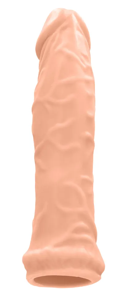 Shots RealRock Male Sex Toys 6 Inch Penis Sleeve Flesh