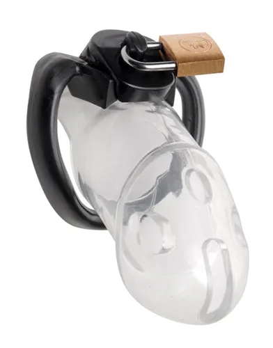 XR Brands Master Series Male Sex Toys Rikers Locking Chastity Device