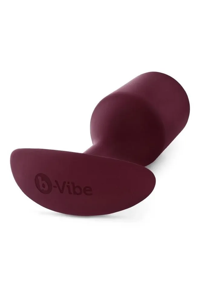 B-Vibe Snug Plug 5 Silicone Weighted Anal Plug - Dark | b-Vibe Anal