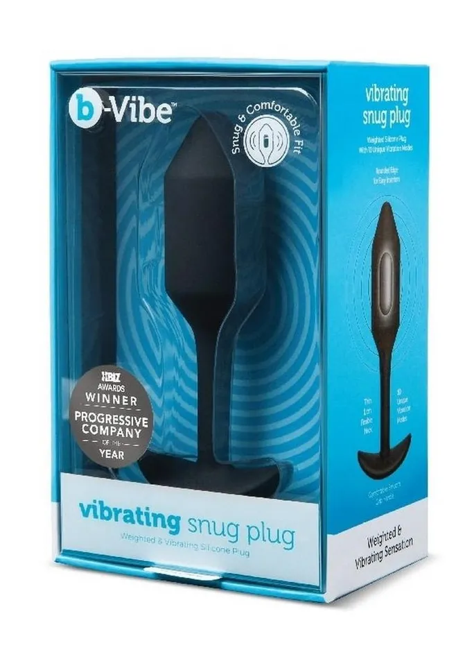 B-Vibe Vibrating Snug Plug 2 Rechargeable Silicone Anal Plug | b-Vibe Anal