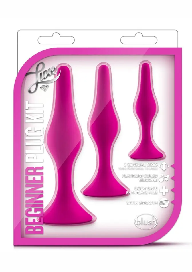 Luxe Anal | Luxe Beginner Plug Kit Silicone Butt Plugs 3 Sizes Luxe Anal | Luxe Beginner Plug Kit Silicone Butt Plugs 3 Sizes