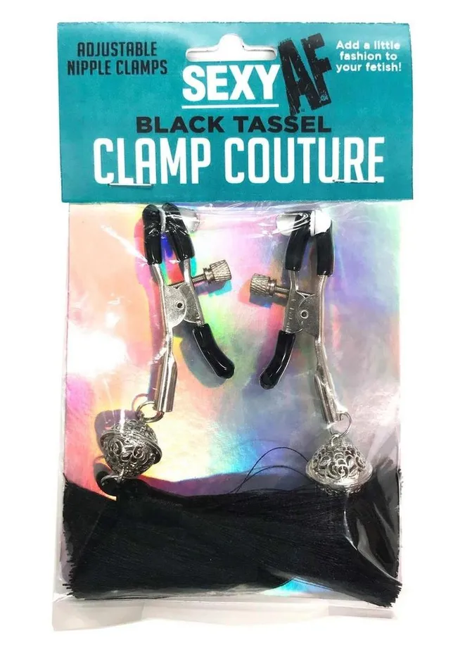 Nipple & Clitoral Toys | Sexy AF Nipple Clamps Tassles - AF