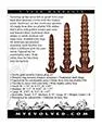 Anal | Evolved Evolved Twisted Love 3 pc Plug Set - Gold