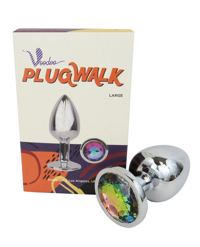 Anal Voodoo Walk Large Metal Plug Silver Voodoo