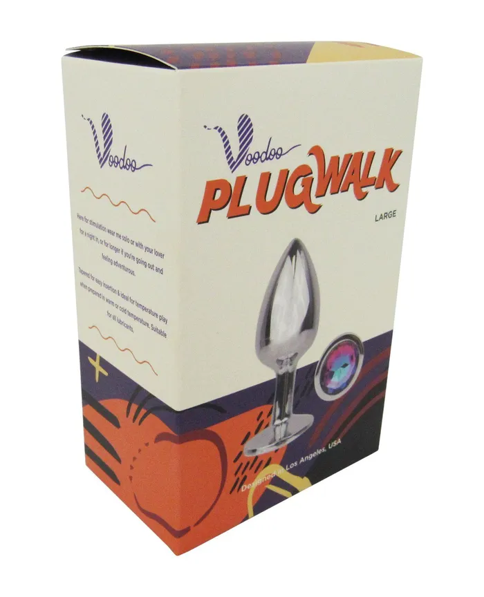 Anal | Voodoo Walk Large Metal Plug - Silver - Voodoo