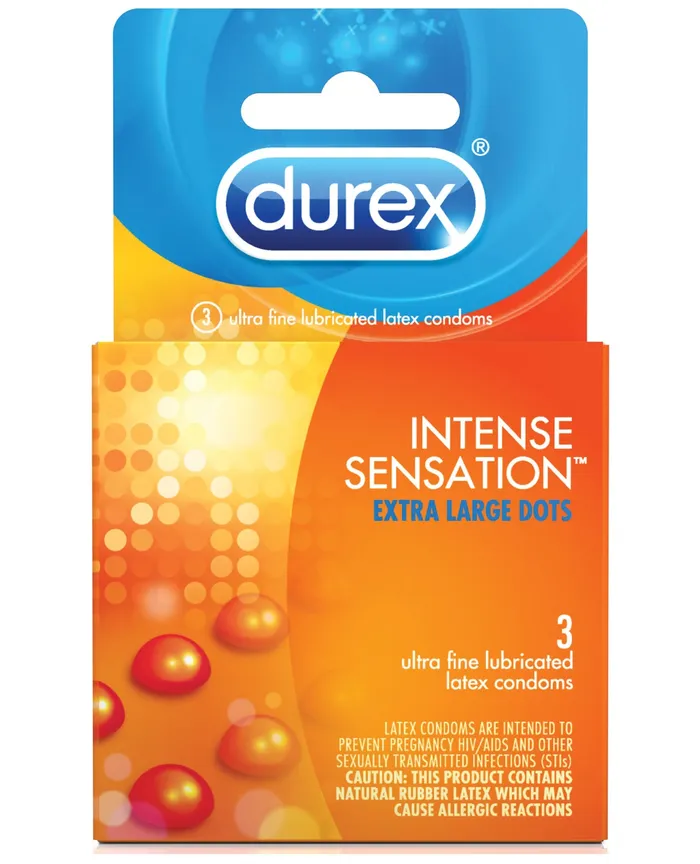 Durex Anal Durex Intense Sensation Condom Box of 3