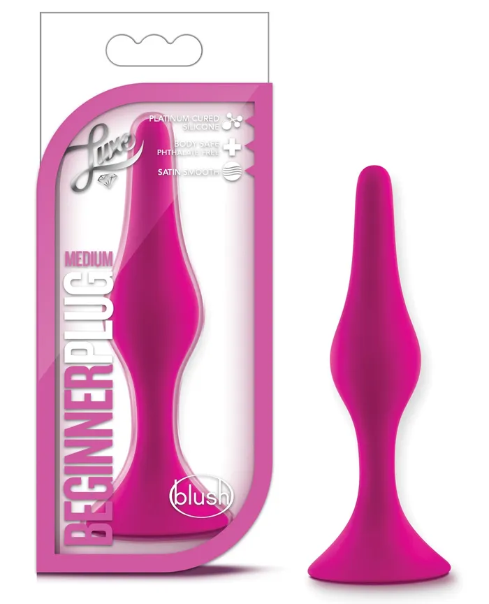 Luxe Anal Blush Luxe Beginner Plug Medium Pink