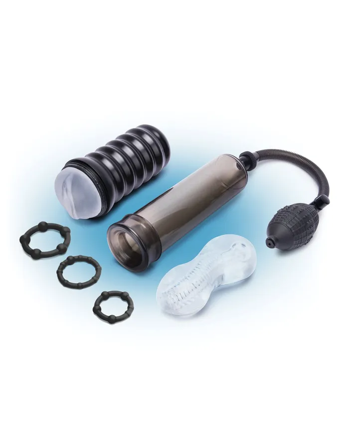 ZOLO 6 pc Pump Pleasure Set Black ZOLO Anal